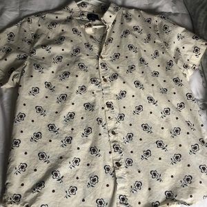 Ben Sherman Flower Print Button Down XXL